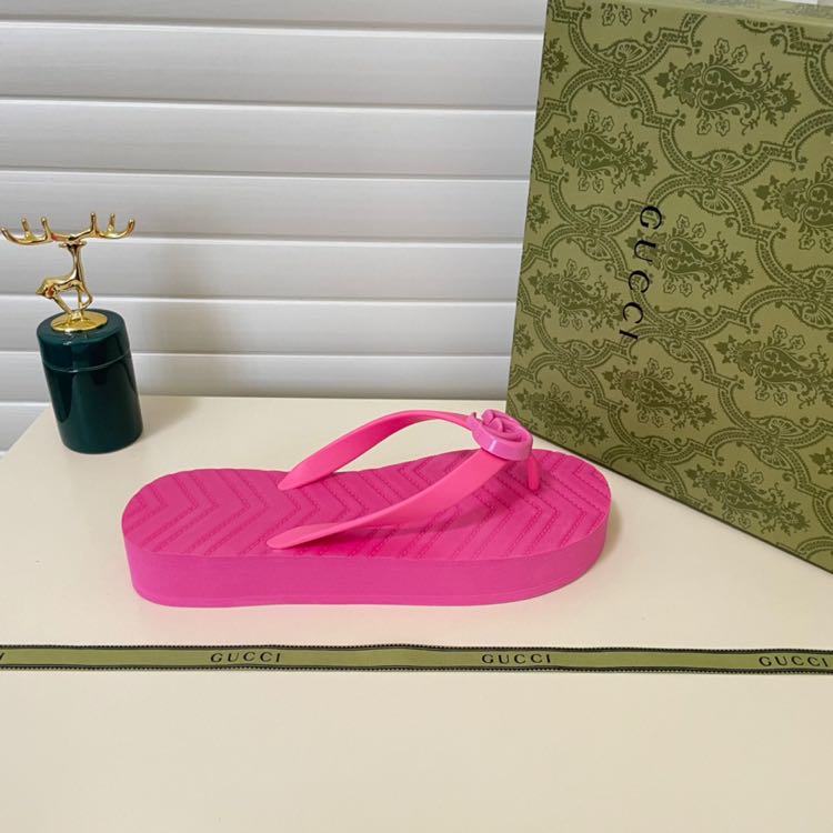 Gucci Thong Sandal With Double G - PerfectKickZ