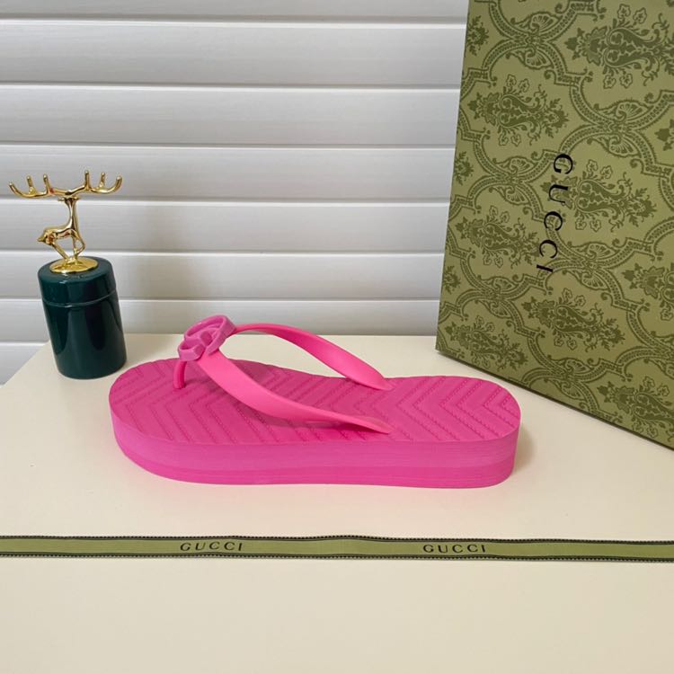 Gucci Thong Sandal With Double G - PerfectKickZ