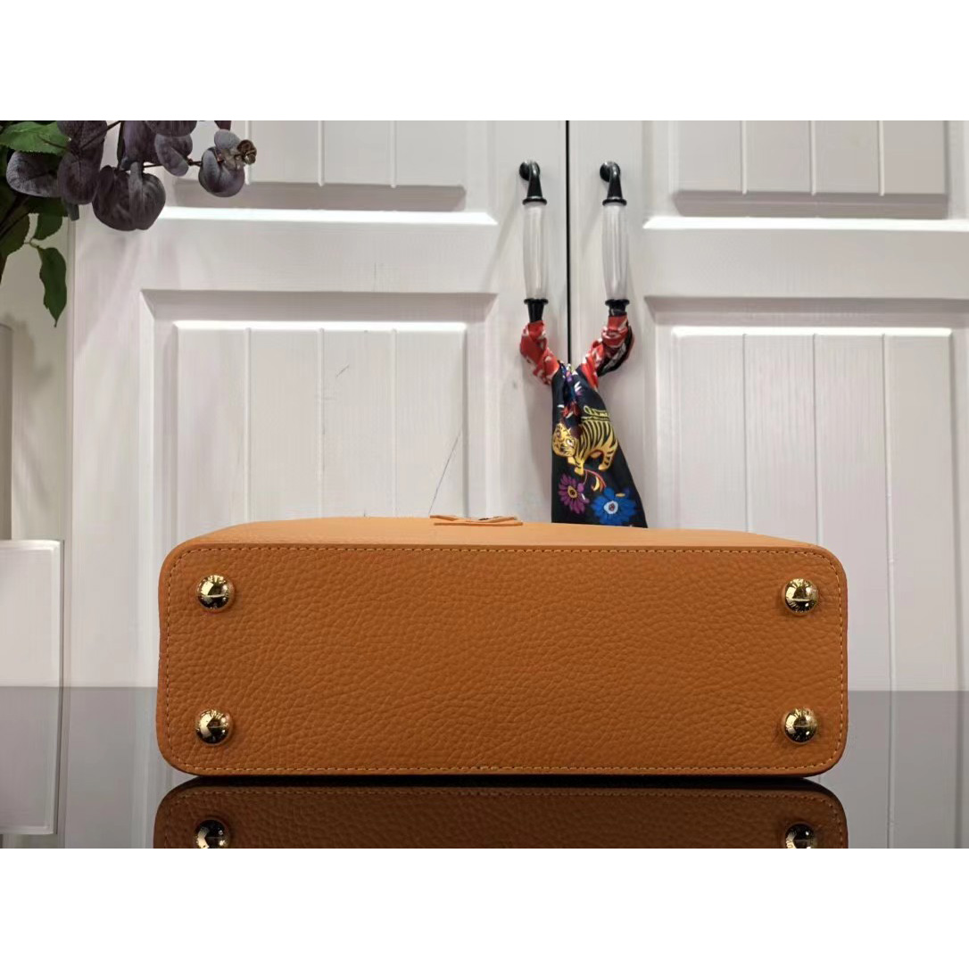 Louis Vuitton Capucines Handbag In Brown（27 x 18 x 9cm） - PerfectKickZ