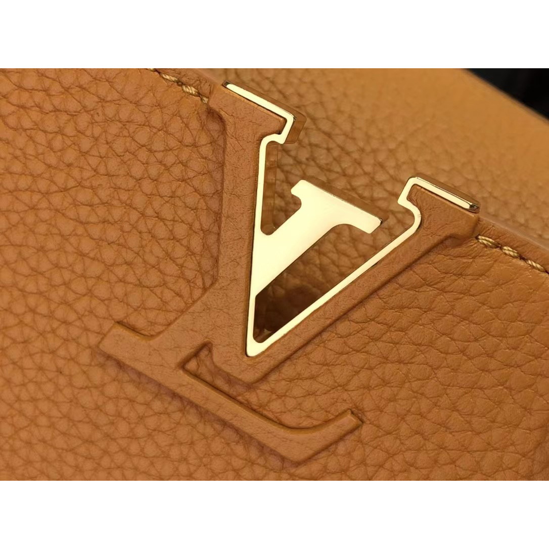 Louis Vuitton Capucines Handbag In Brown（27 x 18 x 9cm） - PerfectKickZ