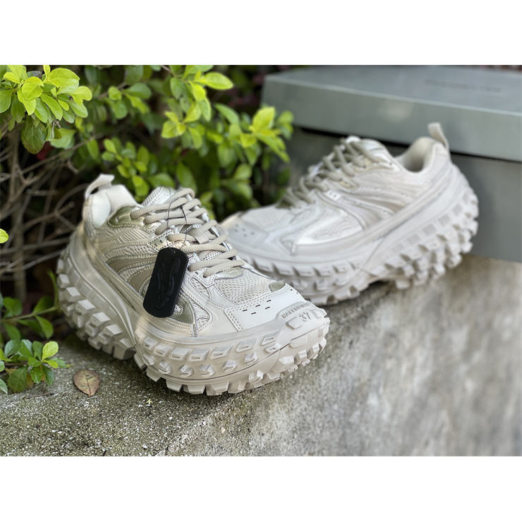 Balenciaga Men's Defender Sneaker In Beige - PerfectKickZ