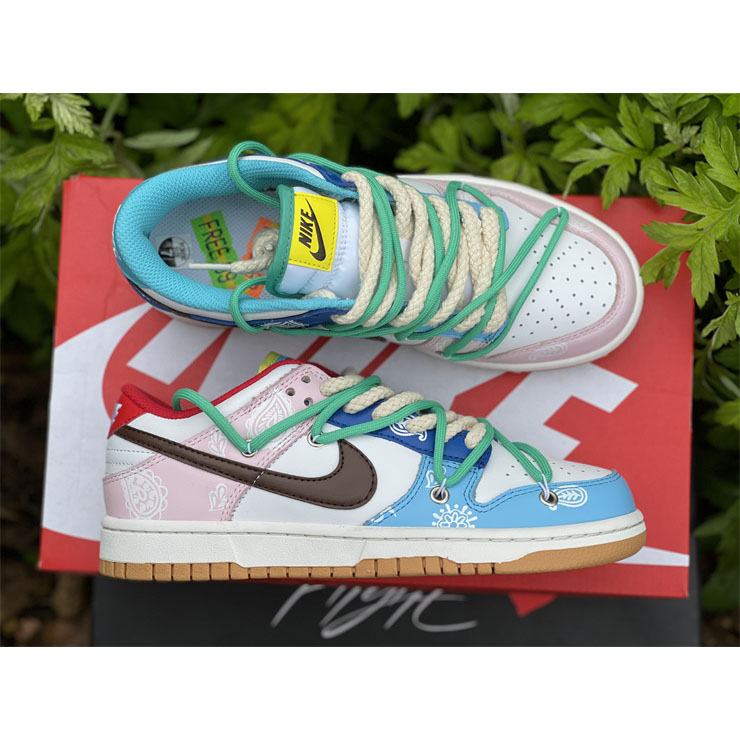 Nike Dunk Colorful Cashew Nuts Low Sneaker CZ 2496-100 - PerfectKickZ