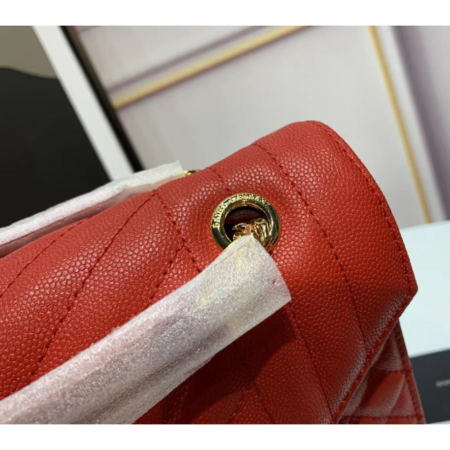 Saint Laurent Envelope Large Bag In Mix Matelasse Grain De Poudre Emboosed Leather - PerfectKickZ