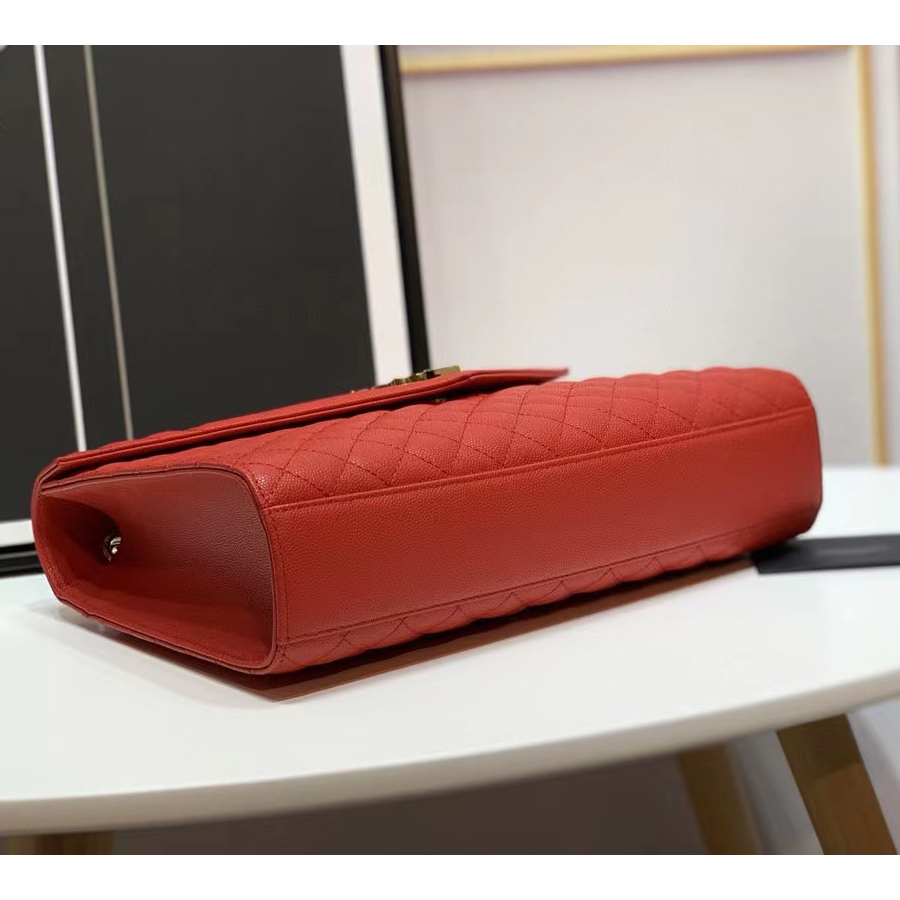 Saint Laurent Envelope Large Bag In Mix Matelasse Grain De Poudre Emboosed Leather - PerfectKickZ