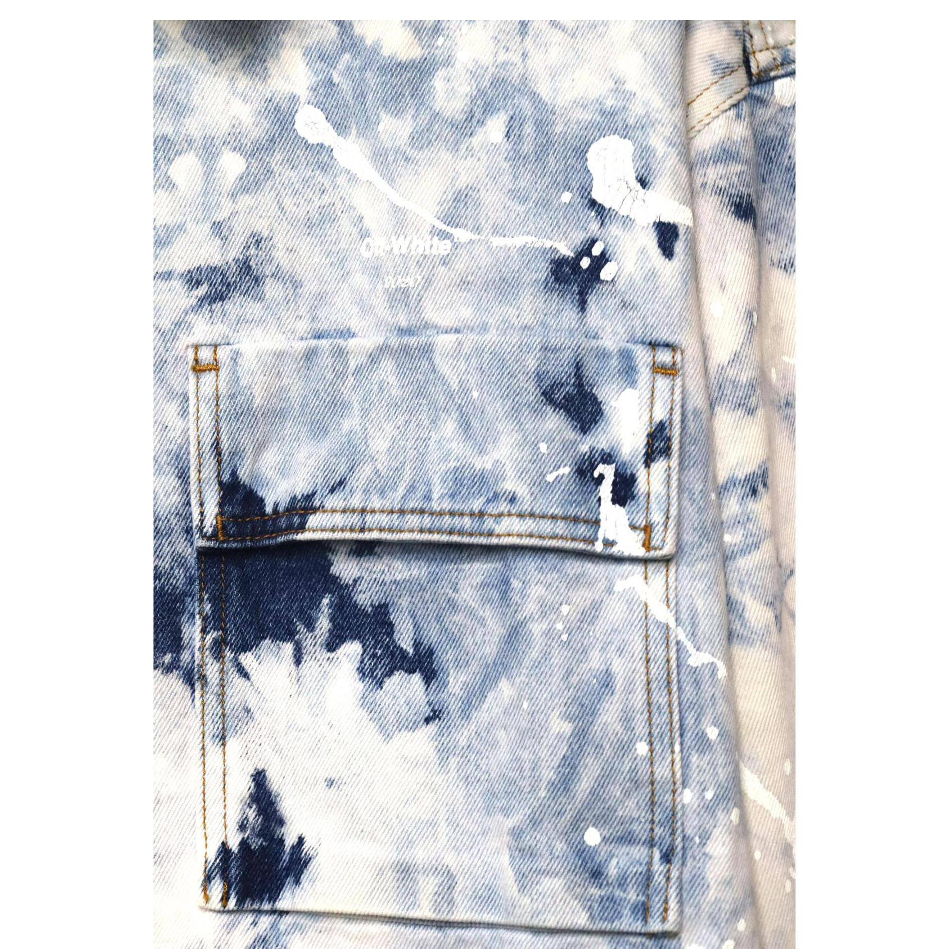 Off White Arrow Denim Jacket - PerfectKickZ