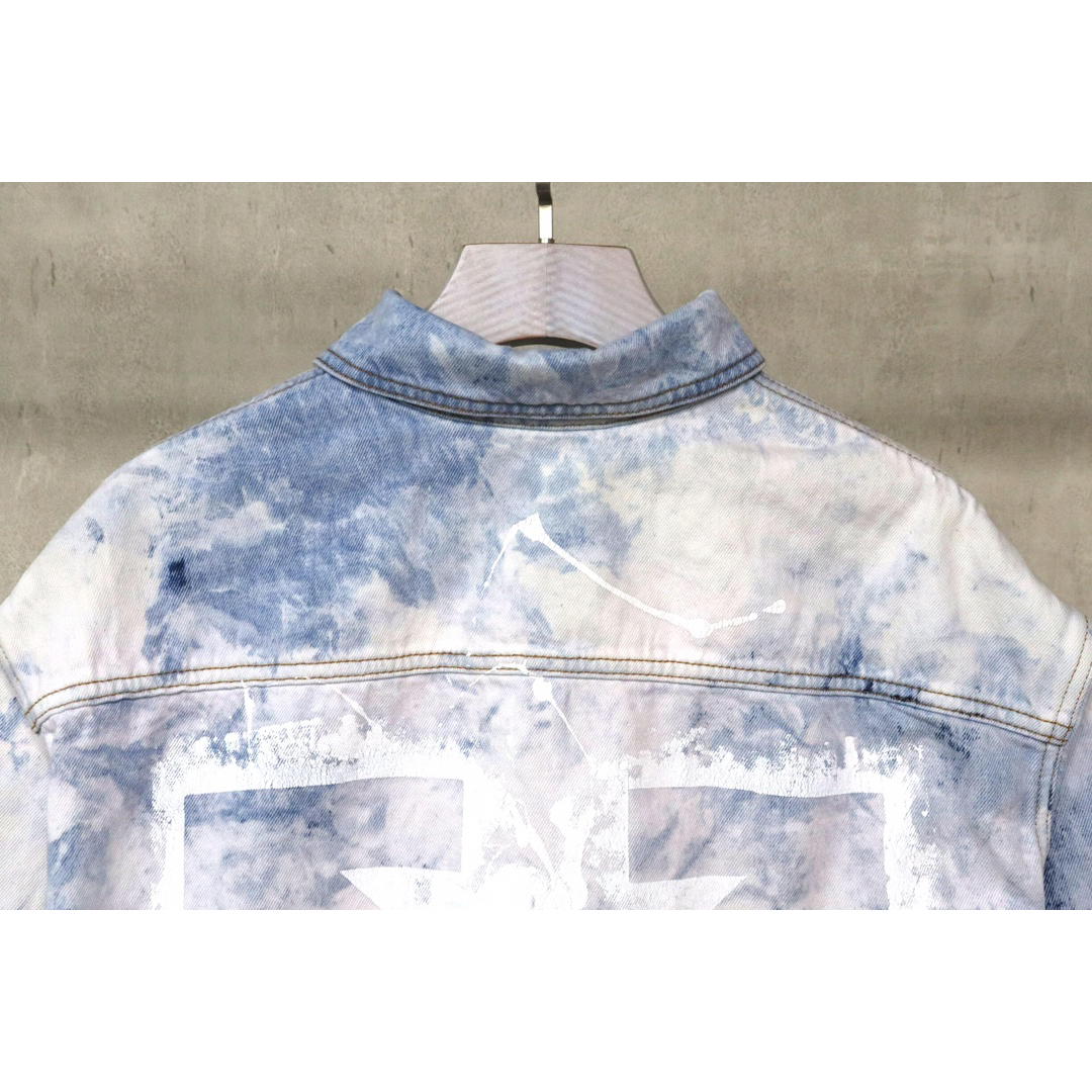 Off White Arrow Denim Jacket - PerfectKickZ