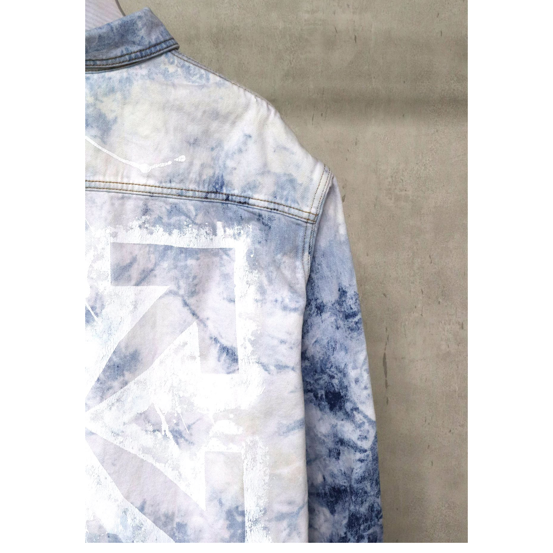 Off White Arrow Denim Jacket - PerfectKickZ