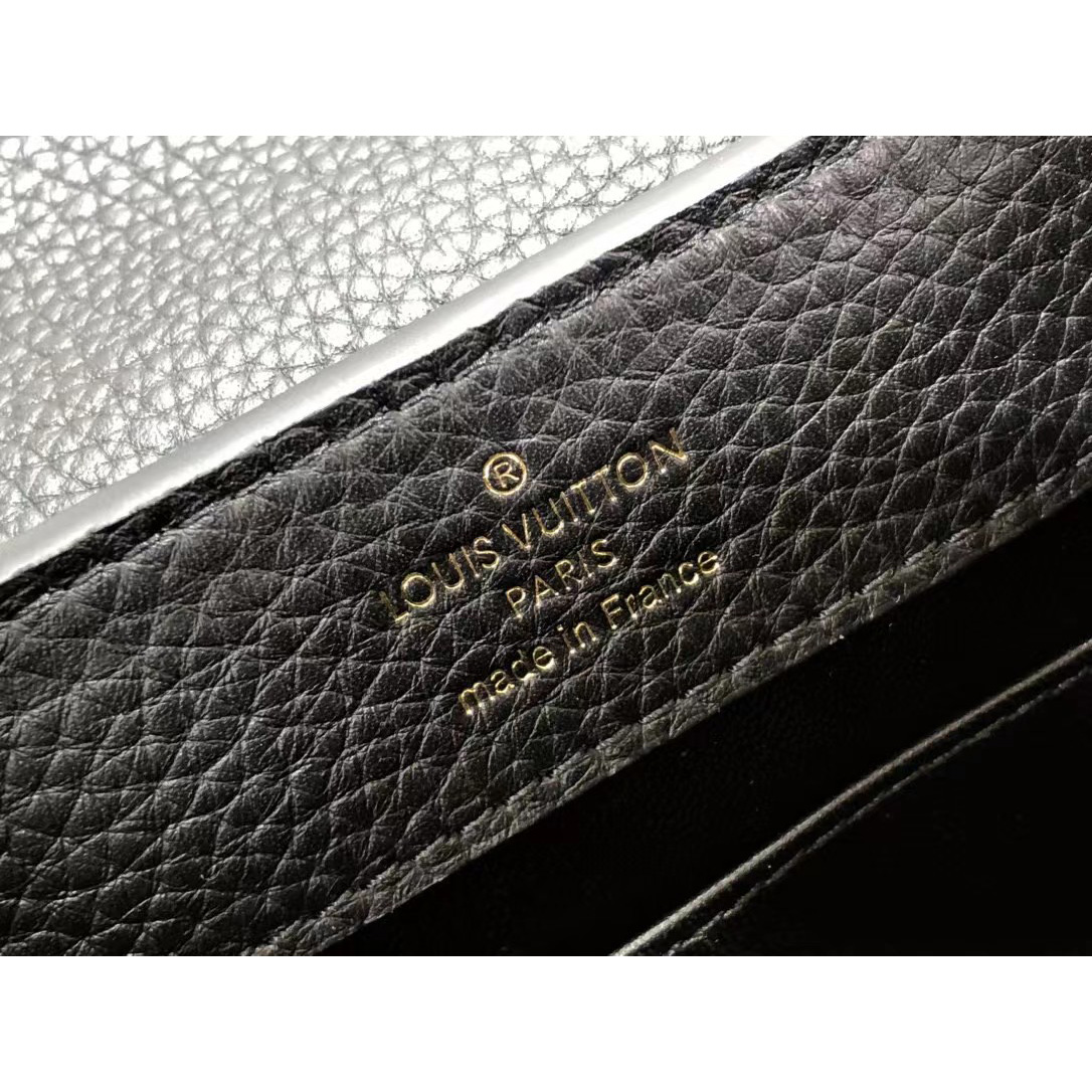 Louis Vuitton Capucines Mini Handbag In Black(21 x 14 x 8 cm) - 