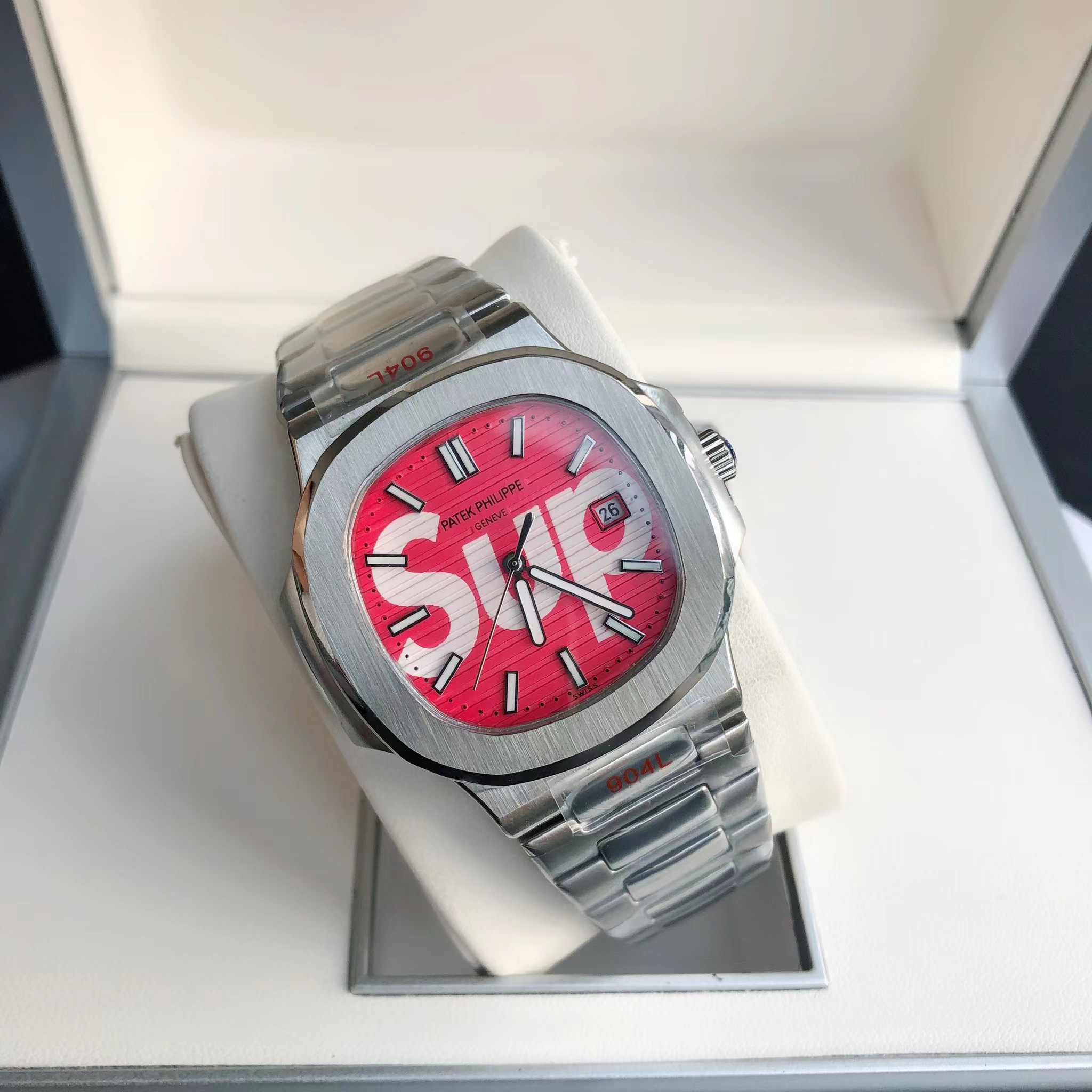 Patek Philipps Sa X Supreme Watch - PerfectKickZ