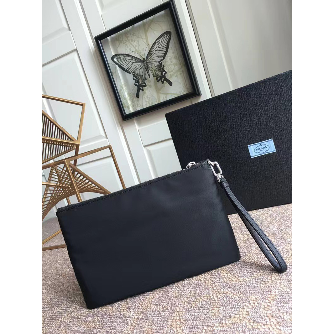 Prada Flat Pouch Black   28-18-1CM - PerfectKickZ