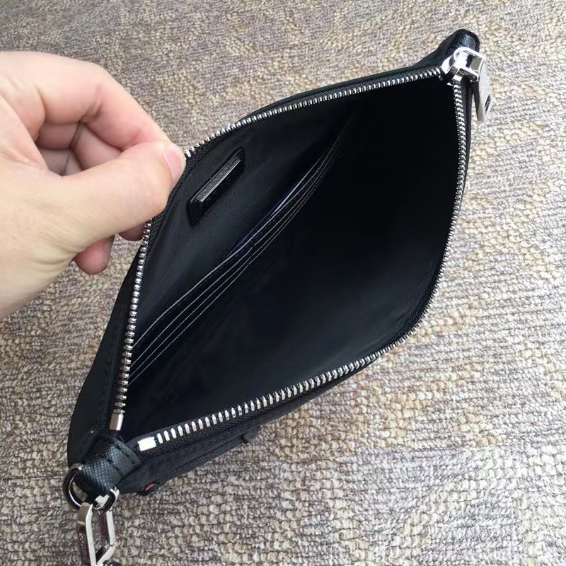 Prada Flat Pouch Black   28-18-1CM - PerfectKickZ