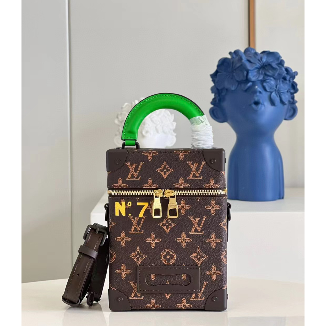 Louis Vuitton Vertical Box Trunk Handbag(15.5-22-7.5 CM) - PerfectKickZ