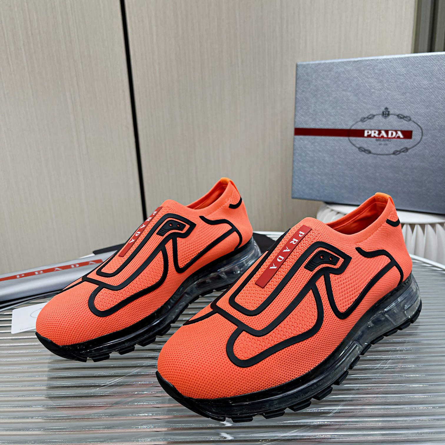Prada Logo Sneakers  - PerfectKickZ