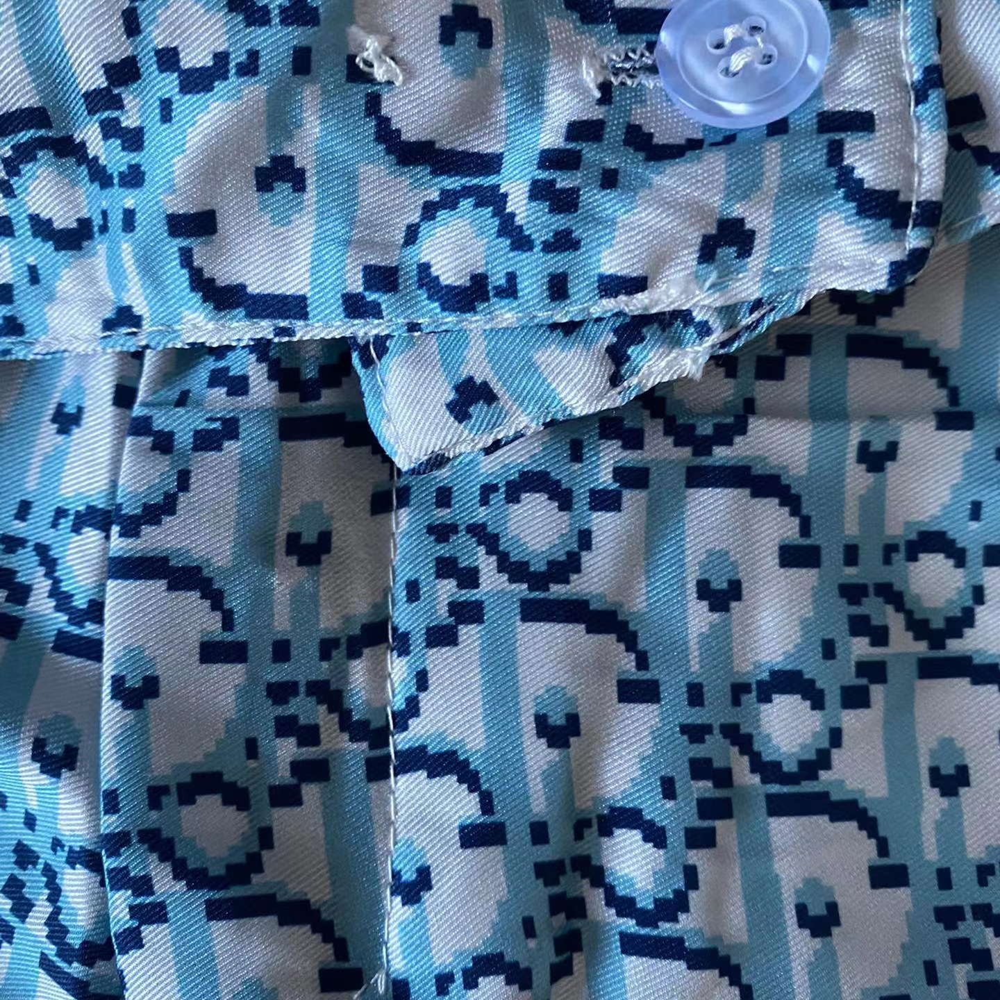 Dior Oblique Pixel Short-Sleeved Shirt And Shorts - PerfectKickZ