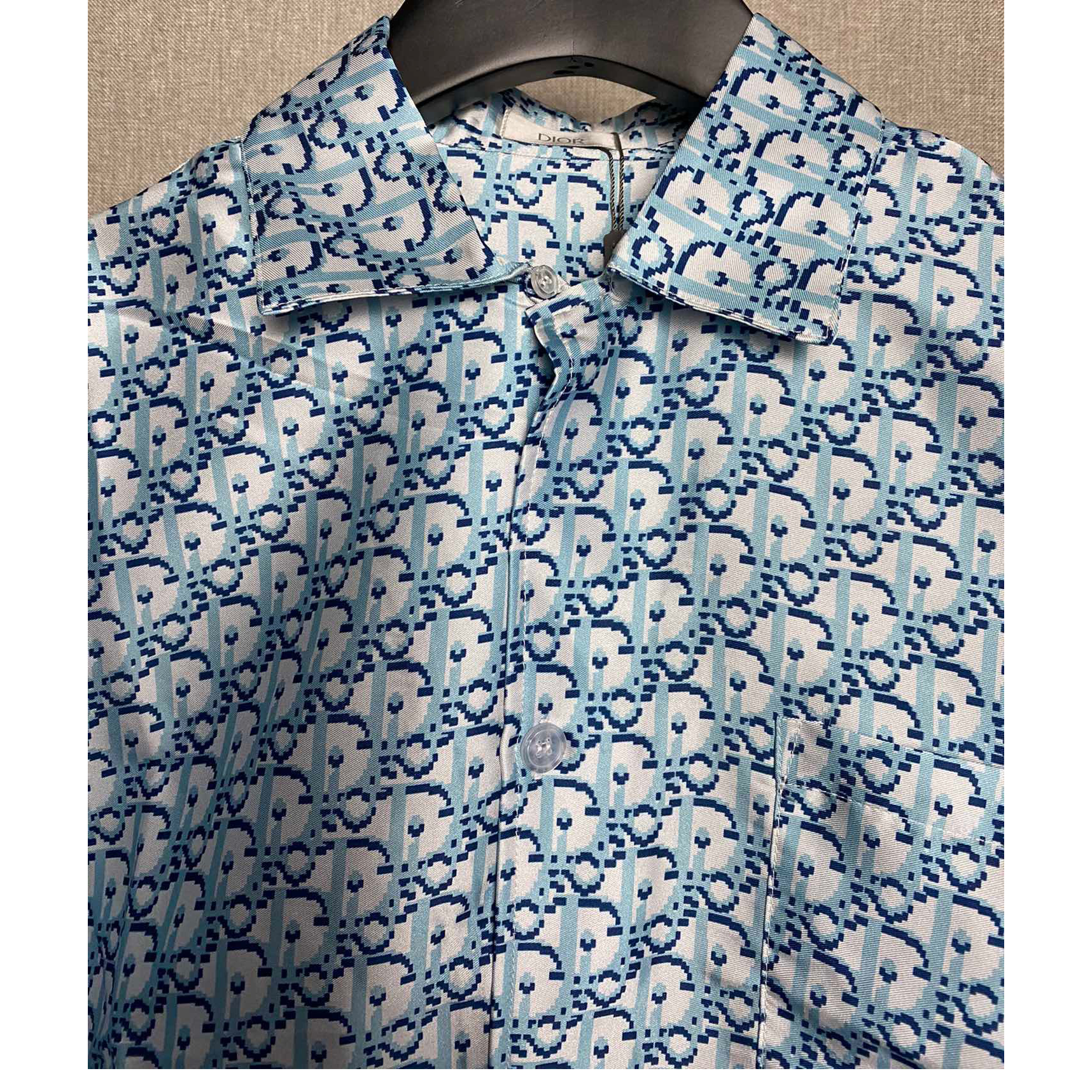 Dior Oblique Pixel Short-Sleeved Shirt And Shorts - PerfectKickZ