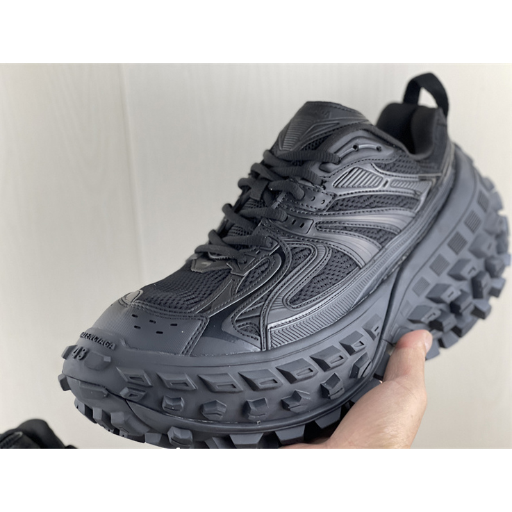 Balenciaga Men's Defender Sneaker In Black - PerfectKickZ