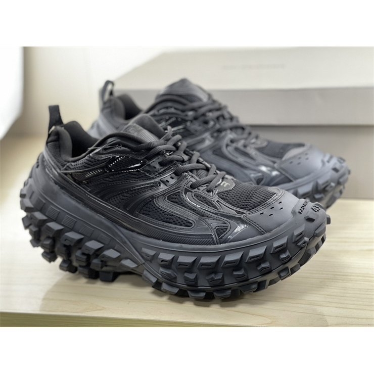 Balenciaga Men's Defender Sneaker In Black - PerfectKickZ