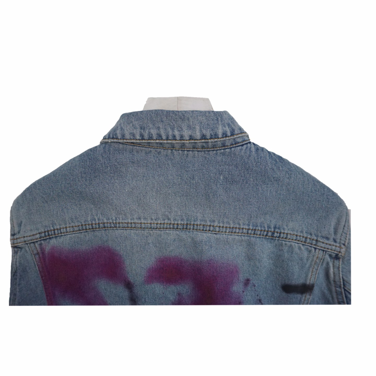 Off White Arrow Denim Jacket - PerfectKickZ