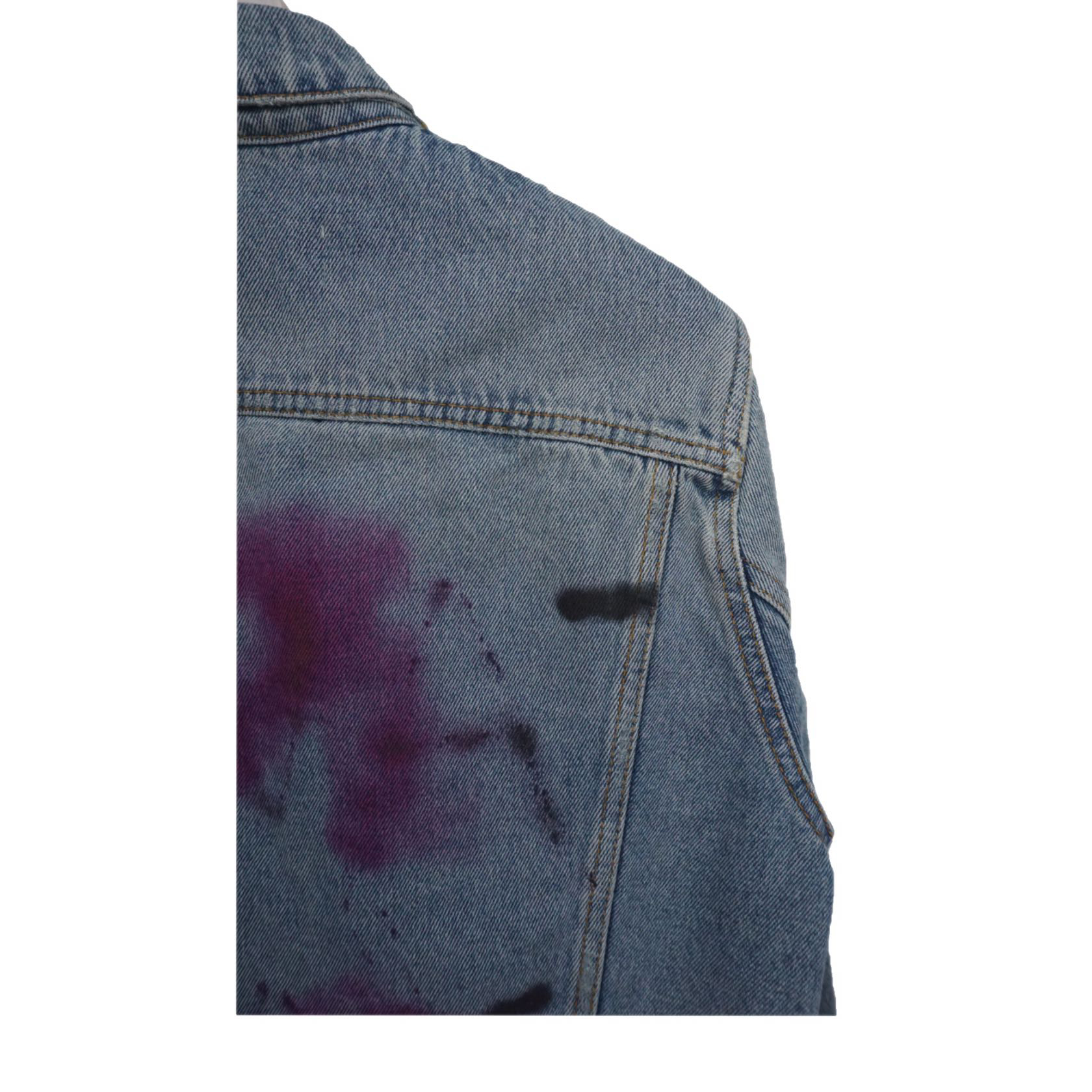 Off White Arrow Denim Jacket - PerfectKickZ