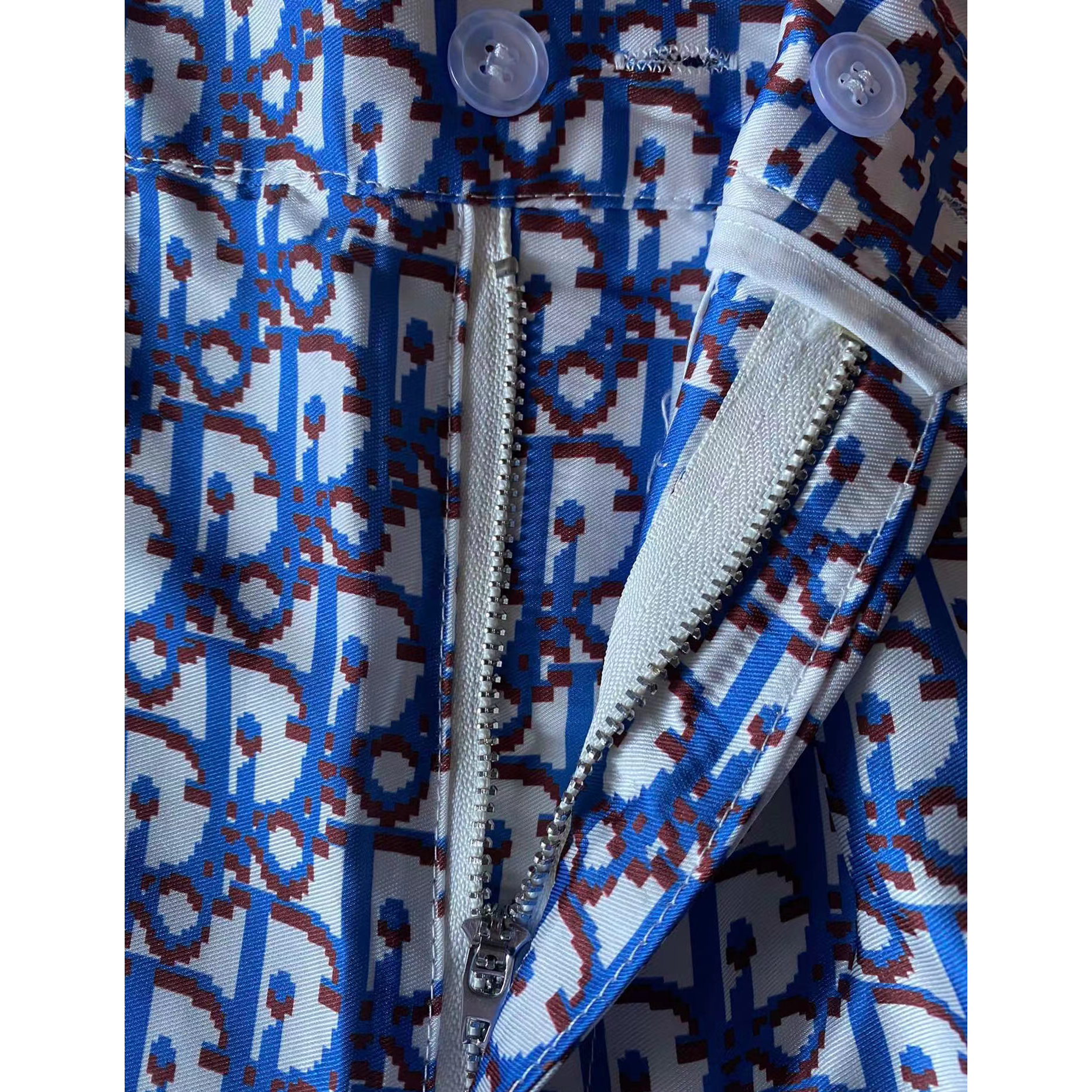Dior Oblique Pixel Short-Sleeved Shirt And Shorts - PerfectKickZ