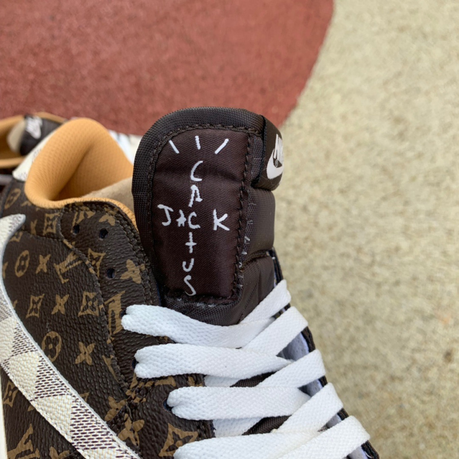 Travis Scott x Nike Air Jordan 1 Low AJ1 Sneaker DM7866-116 - PerfectKickZ