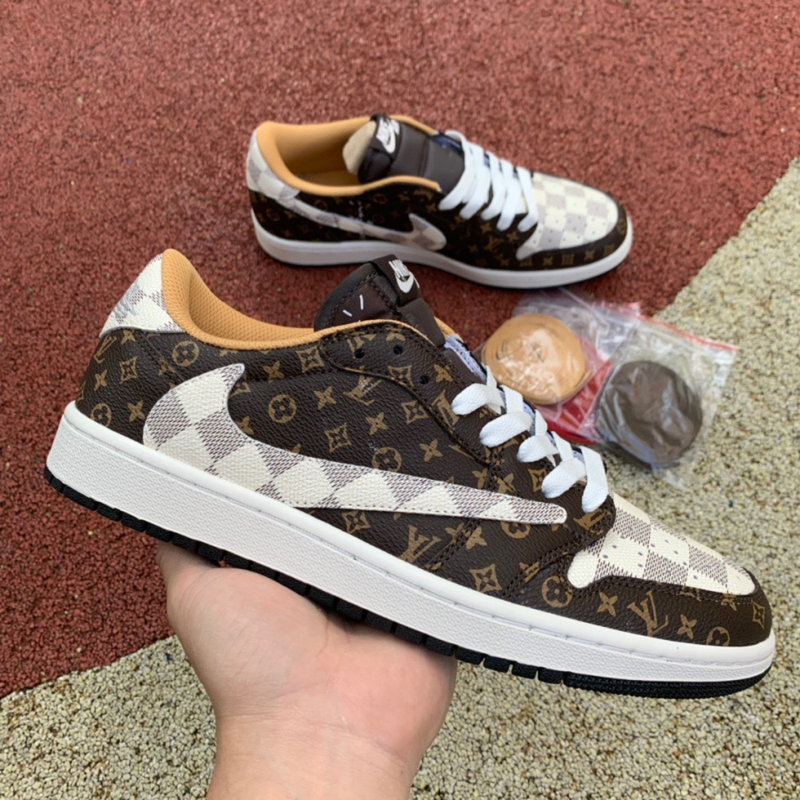 Travis Scott x Nike Air Jordan 1 Low AJ1 Sneaker DM7866-116 - PerfectKickZ