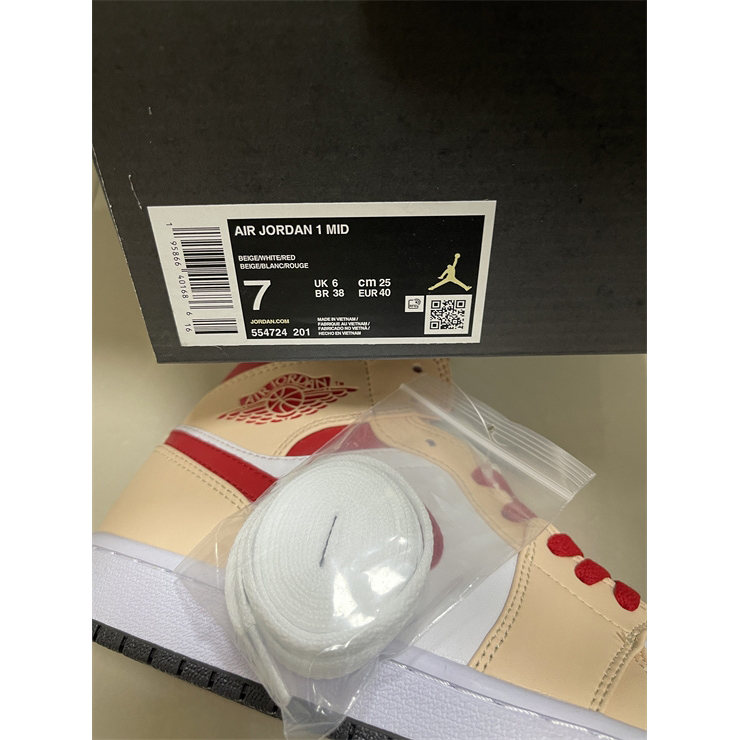 Jordan  AJ1 Mid Sneaker 554724-201 - PerfectKickZ