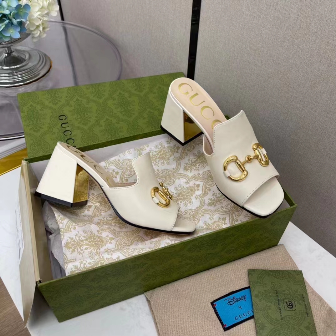 Gucci Women's slide sandal with Horsebit - PerfectKickZ