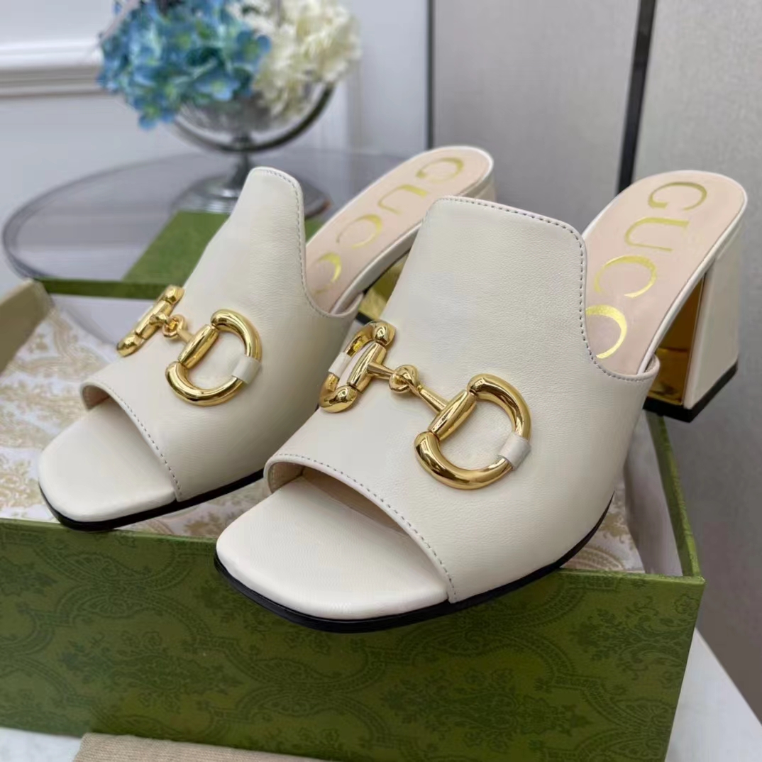 Gucci Women's slide sandal with Horsebit - PerfectKickZ
