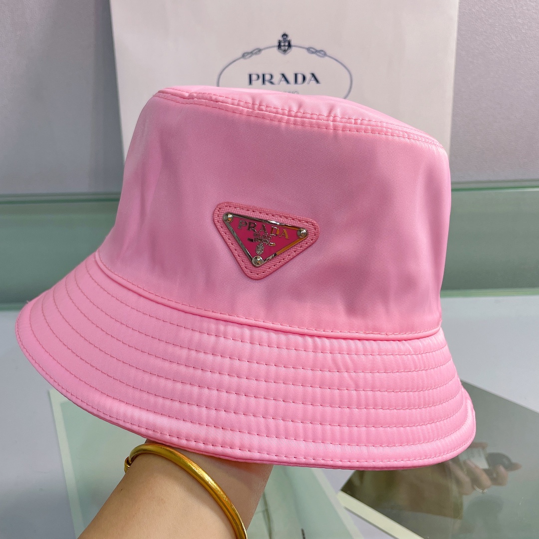 Prada Canvas Bucket Hat - PerfectKickZ