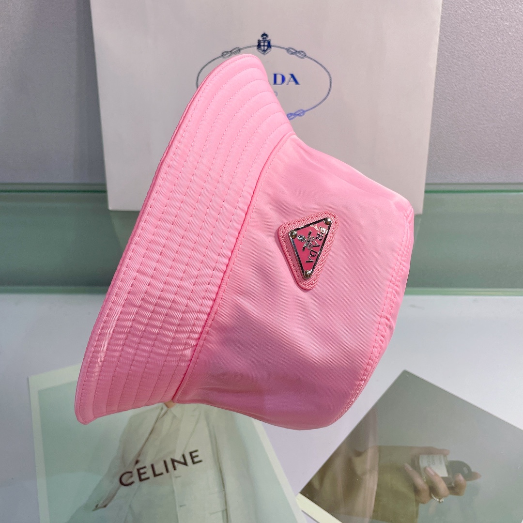Prada Canvas Bucket Hat - PerfectKickZ