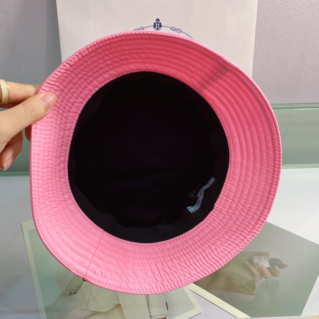 Prada Canvas Bucket Hat - PerfectKickZ