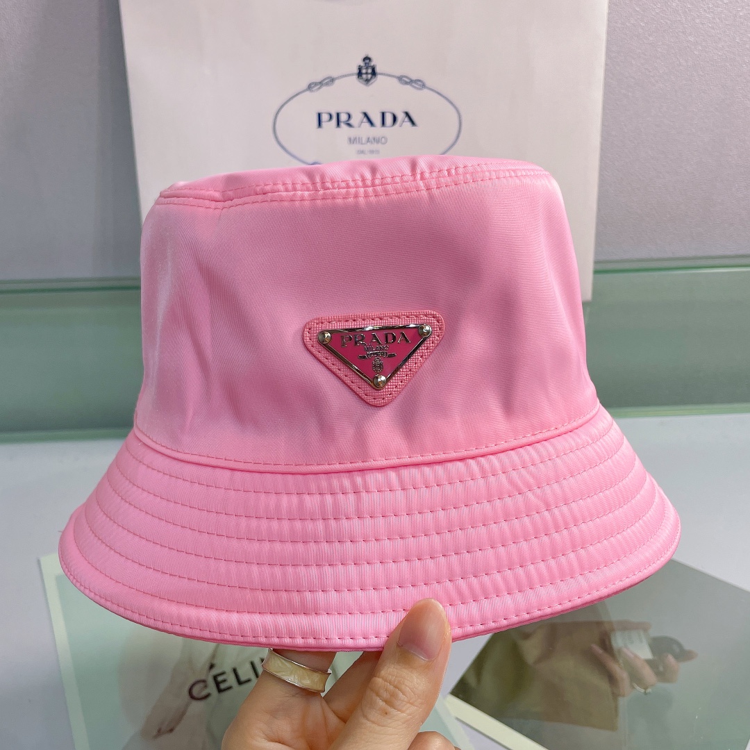 Prada Canvas Bucket Hat - PerfectKickZ