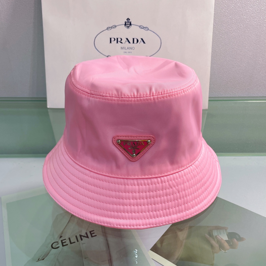 Prada Canvas Bucket Hat - PerfectKickZ