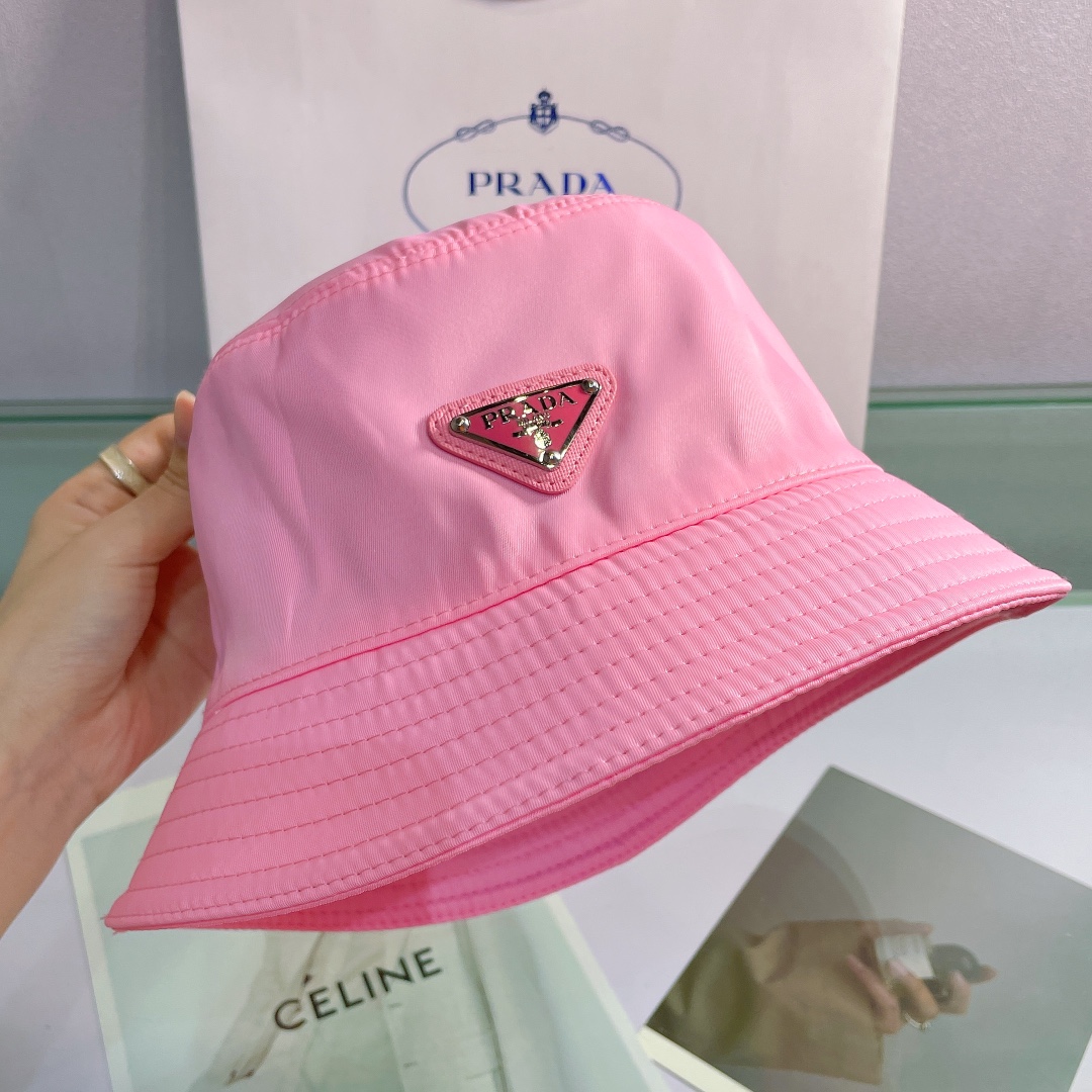Prada Canvas Bucket Hat - PerfectKickZ