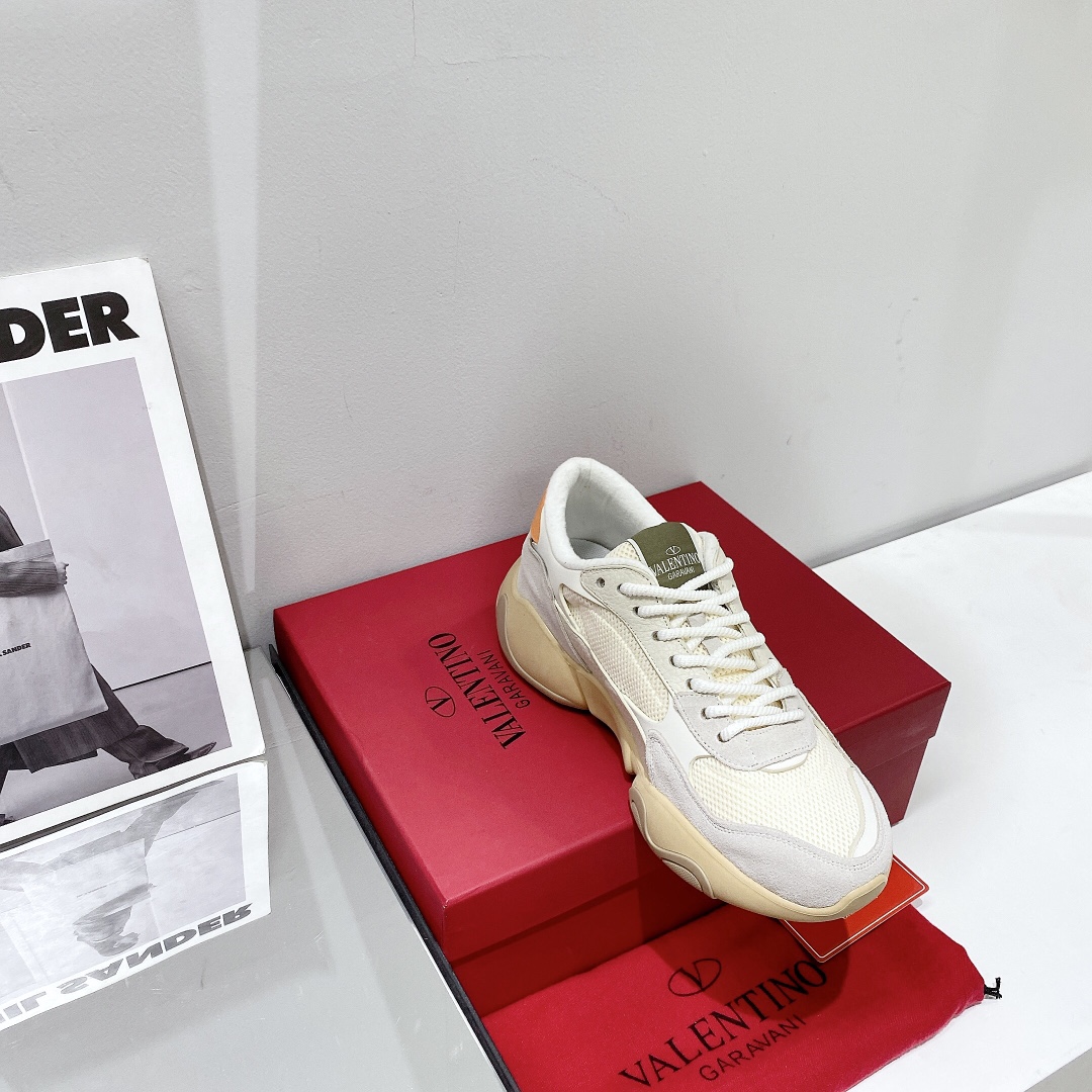 Valenti  Mesh Fabric And Suede Sneakers - PerfectKickZ