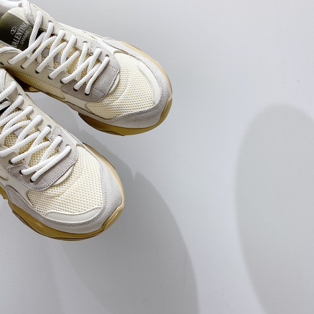 Valenti  Mesh Fabric And Suede Sneakers - PerfectKickZ
