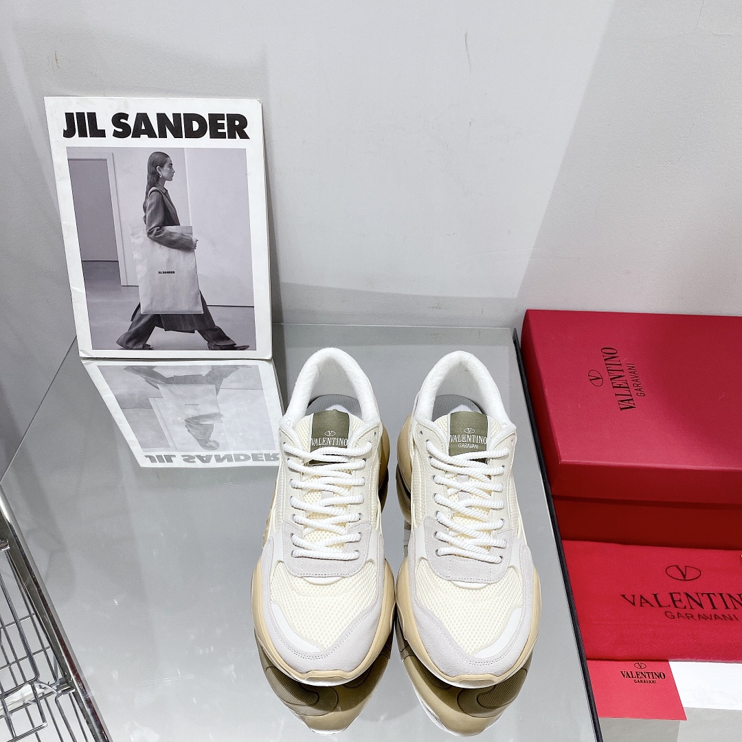 Valenti  Mesh Fabric And Suede Sneakers - PerfectKickZ