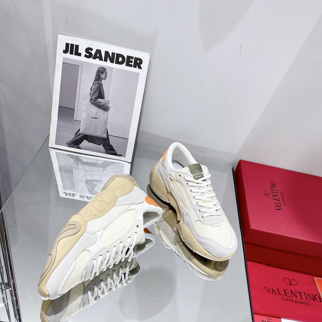 Valenti  Mesh Fabric And Suede Sneakers - PerfectKickZ