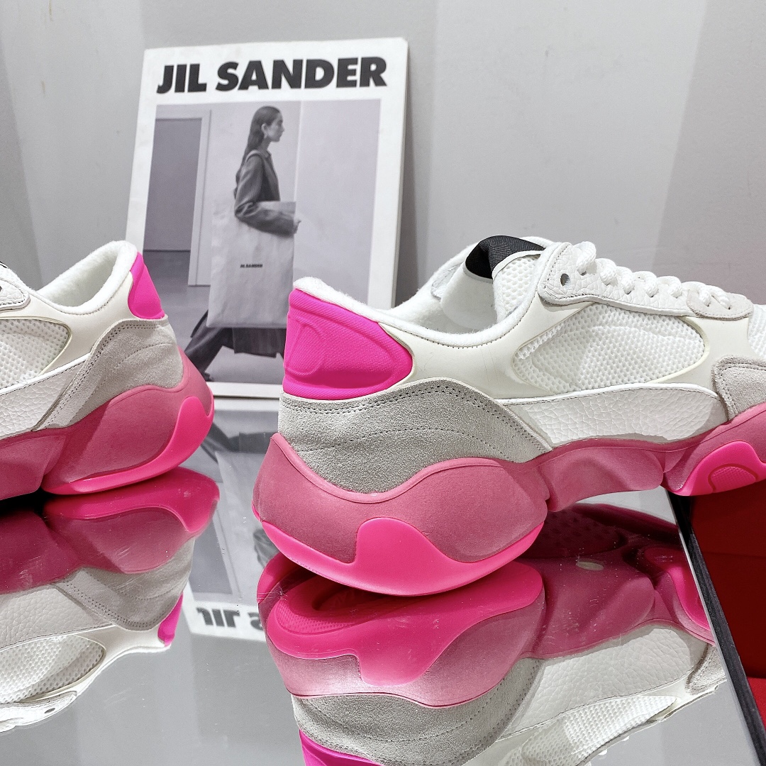 Valenti Mesh Fabric And Suede Sneakers - PerfectKickZ
