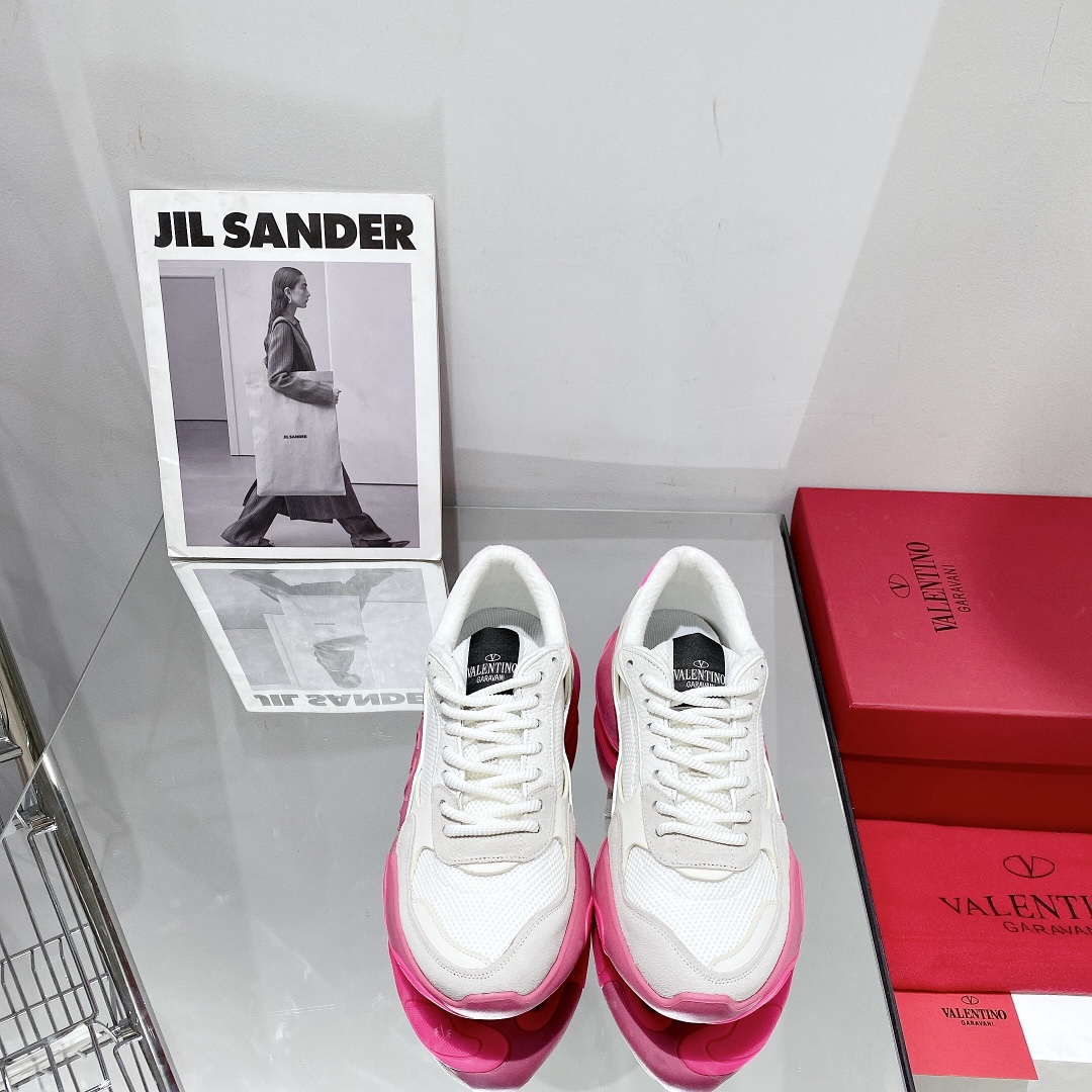 Valenti Mesh Fabric And Suede Sneakers - PerfectKickZ