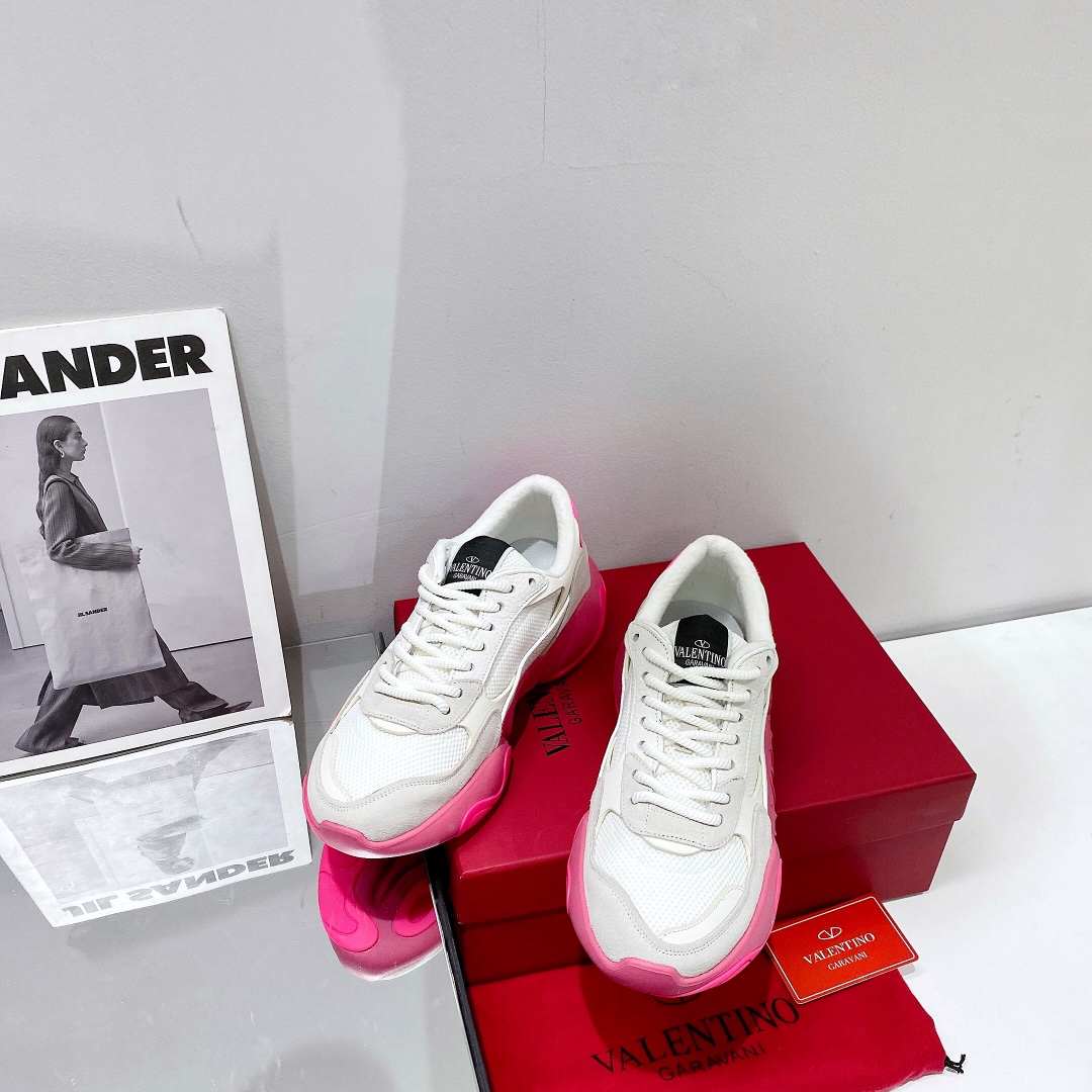 Valenti Mesh Fabric And Suede Sneakers - PerfectKickZ