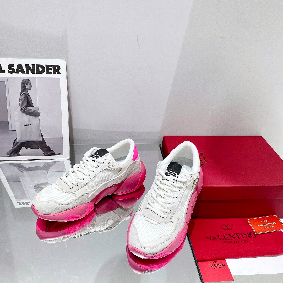 Valenti Mesh Fabric And Suede Sneakers - PerfectKickZ
