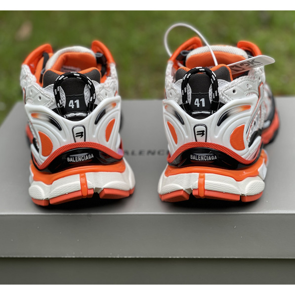 Balenciaga 'White-balck-orange' Runner Sneakers - PerfectKickZ