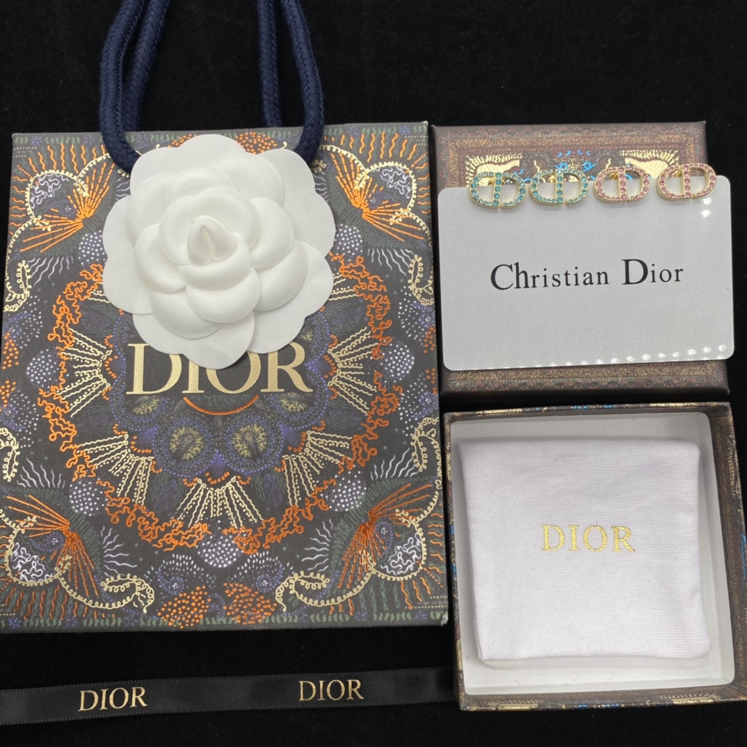 Dior 'CD' Earrings - PerfectKickZ