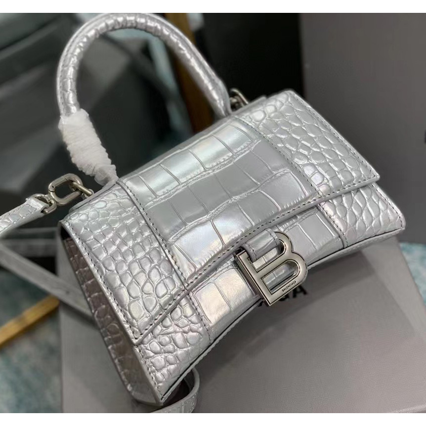 Balenciaga Hourglass Top Handle Bag (19-21-8CM) - PerfectKickZ