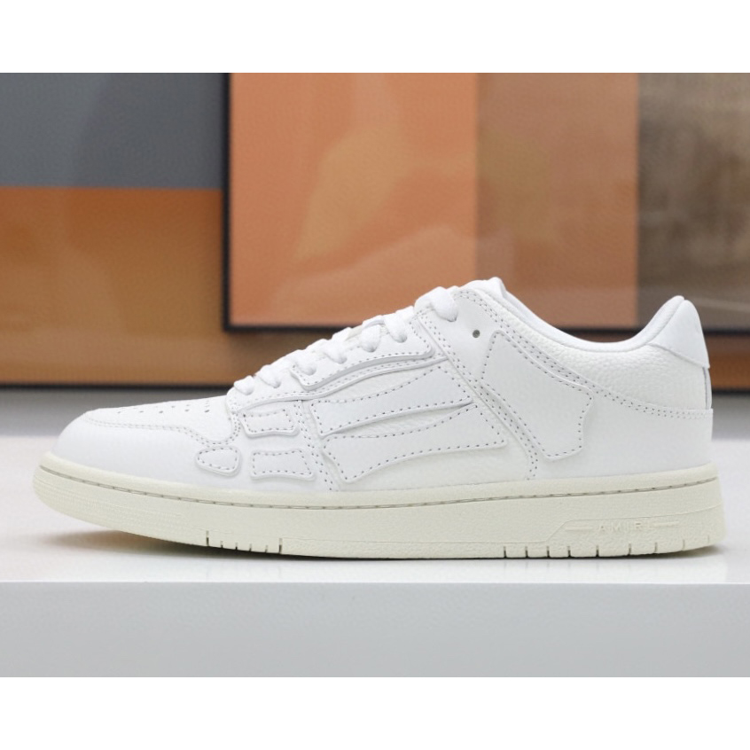 Amiri Skel-Top Low Sneaker White - PerfectKickZ