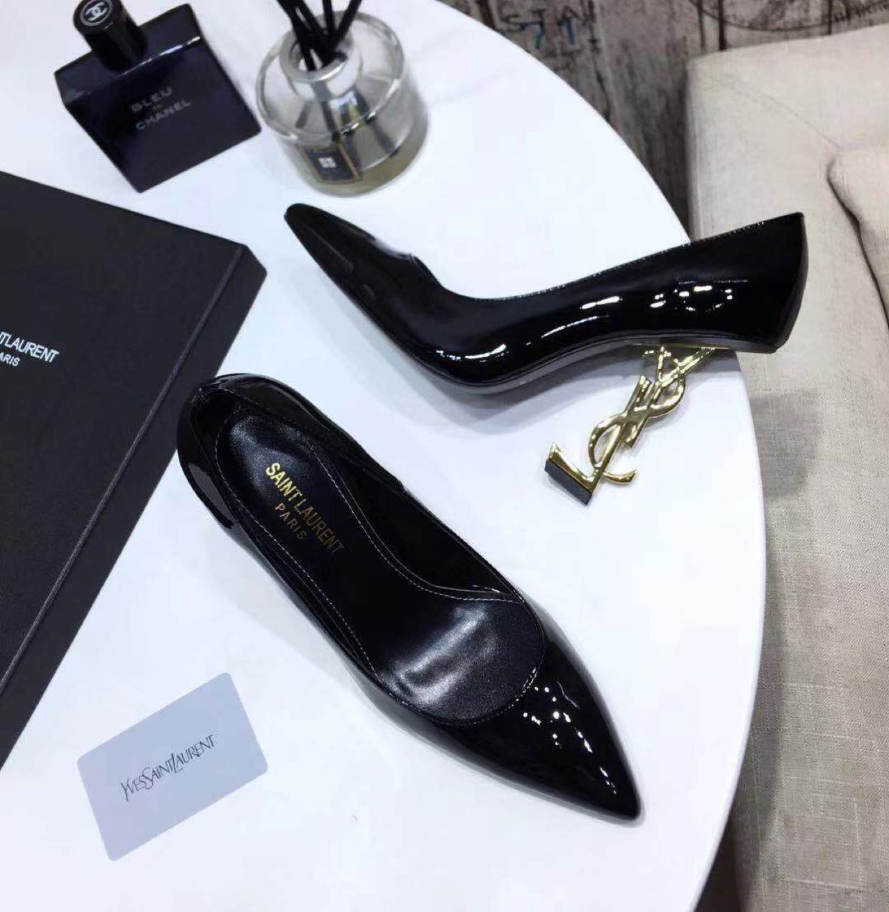 Saint Laurent Black Heels - PerfectKickZ