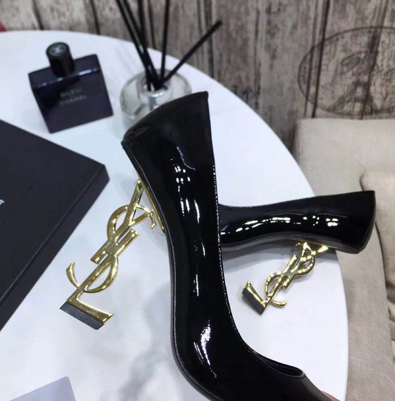 Saint Laurent Black Heels - PerfectKickZ