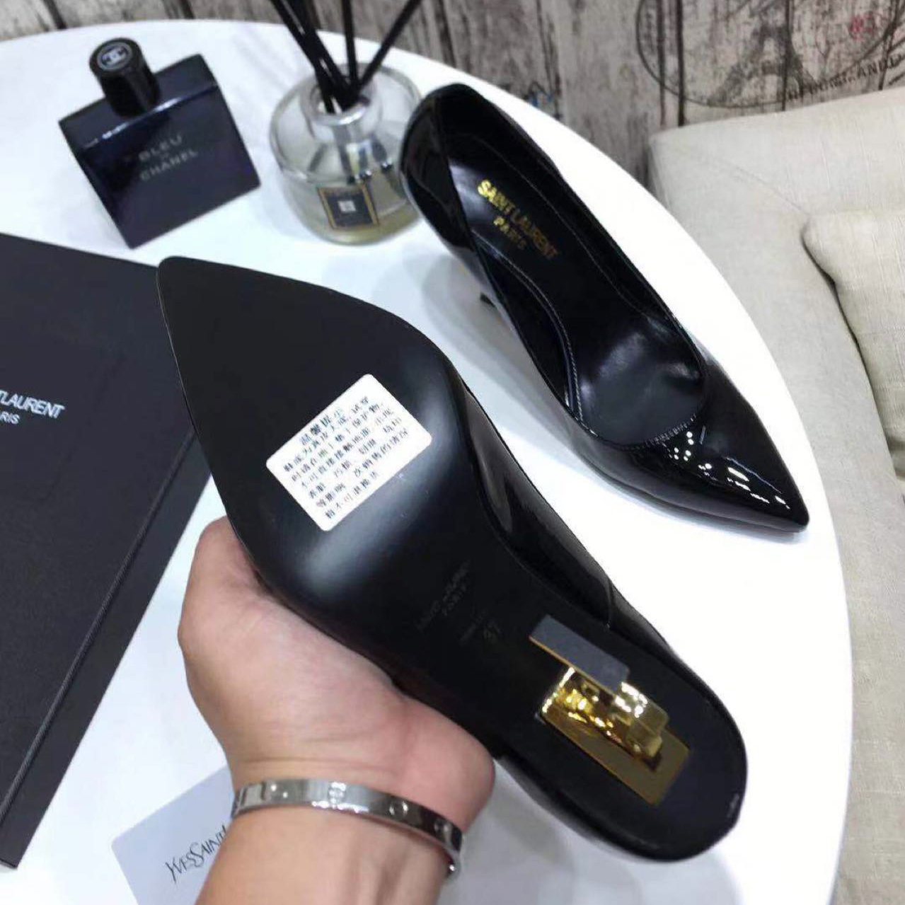 Saint Laurent Black Heels - PerfectKickZ